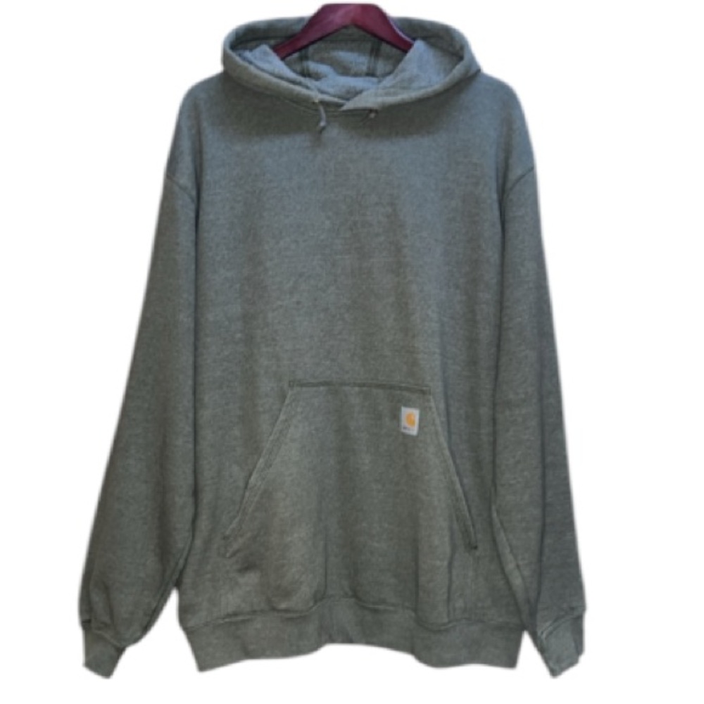 Carhartt Mens Sweatshirt Pullover Hoodie Kangaroo Pocket Size XL - Picture 3 of 14